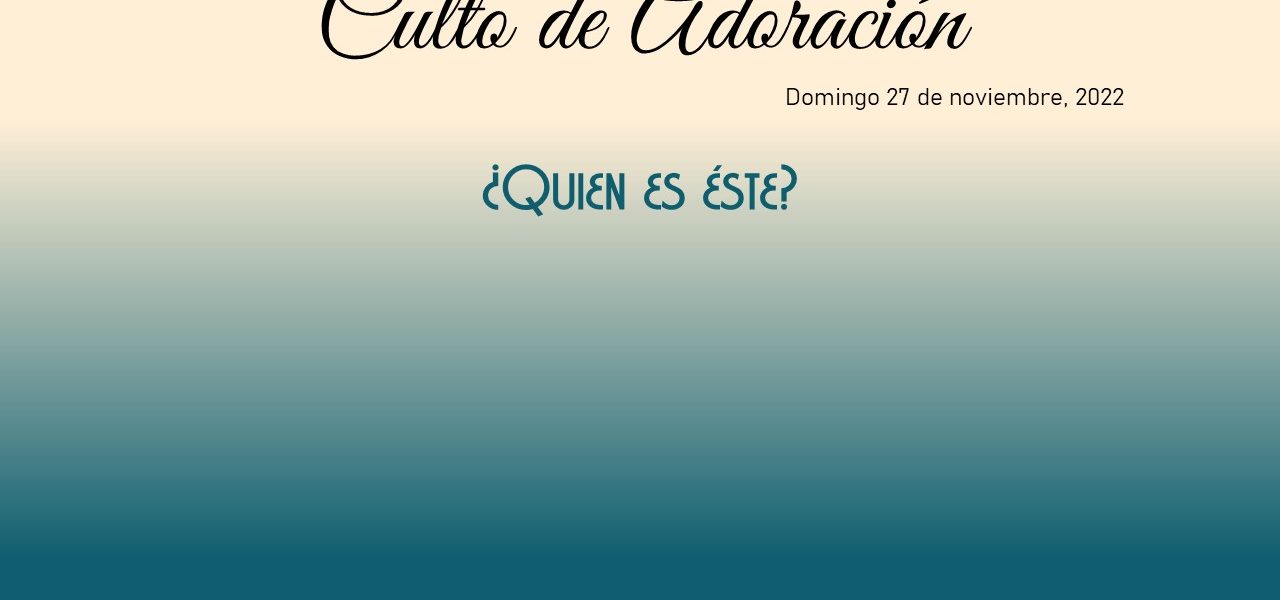 Culto De Adoraci N Am De Noviembre Berith