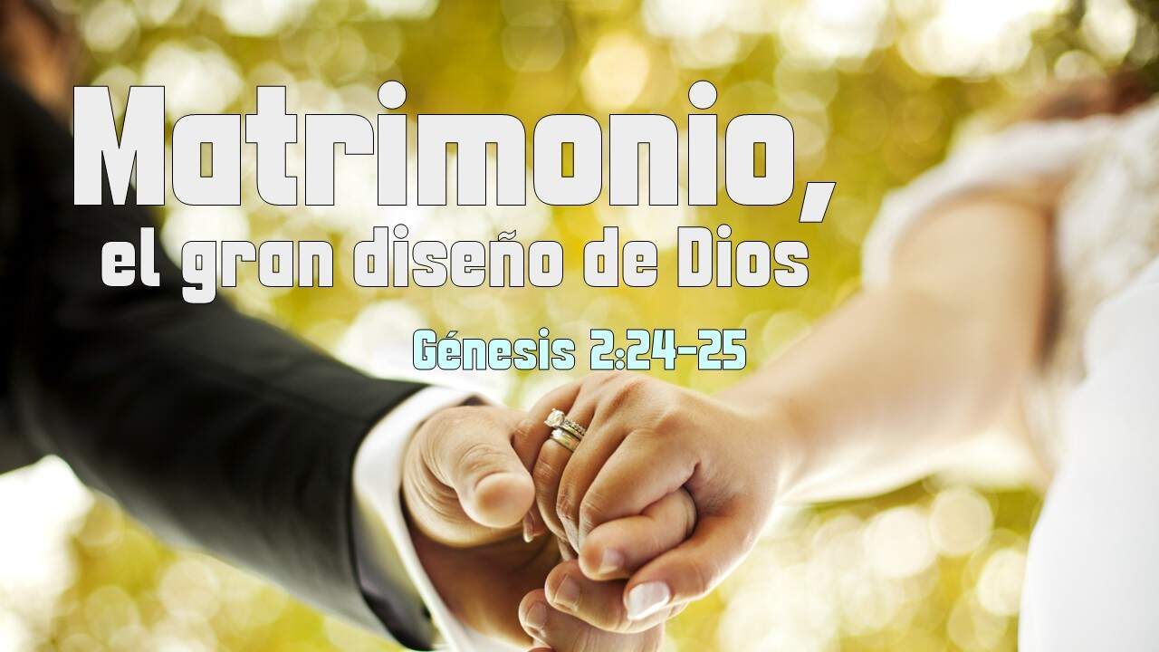 Matrimonio, el gran diseño de Dios - Génesis 2:24–25 - Berith