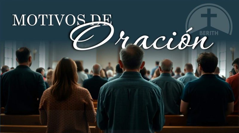 Motivos de oración