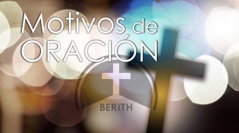 Motivos de oración