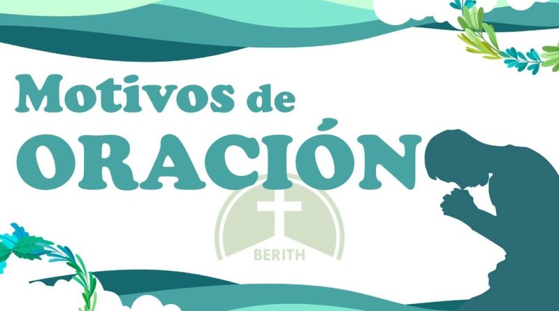 Motivos de oración