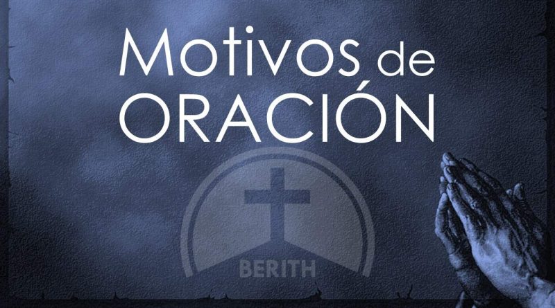 Motivos de oración