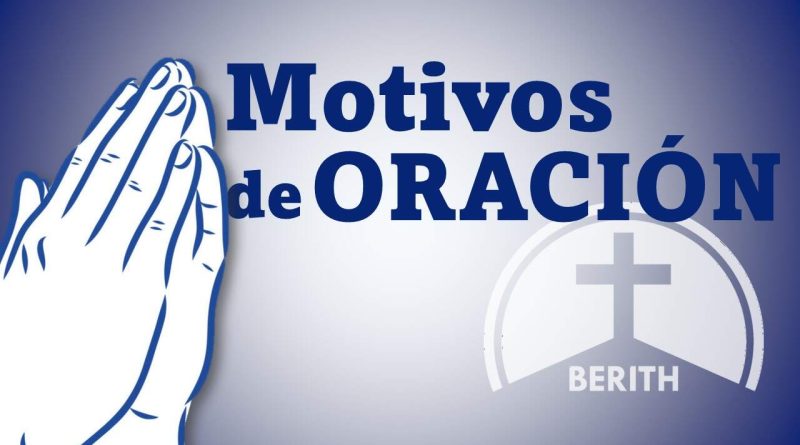 Motivos de oración