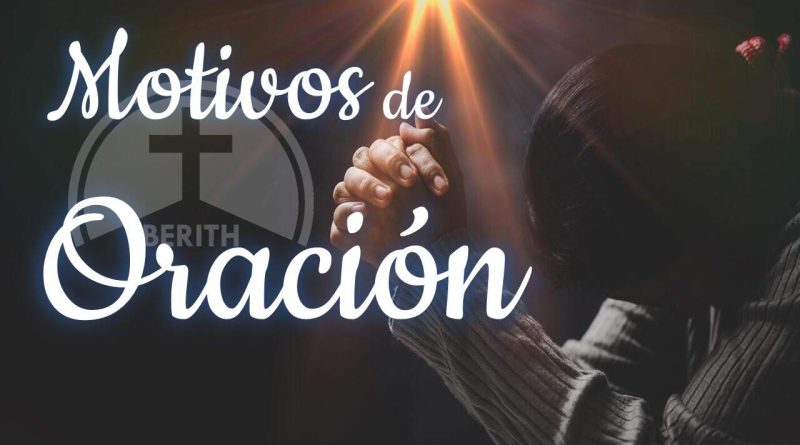 Motivos de oración