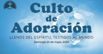 Culto de Adoración – 9:00 hrs. – Domingo 24 de Mayo, 2026