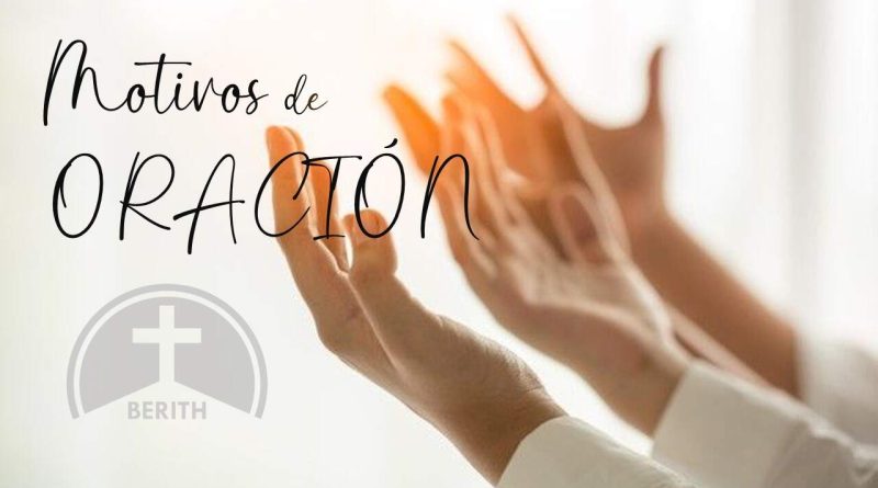 Motivos de oración