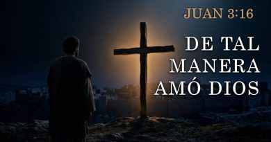 DE TAL MANERA AMÓ DIOS – JUAN 3:16