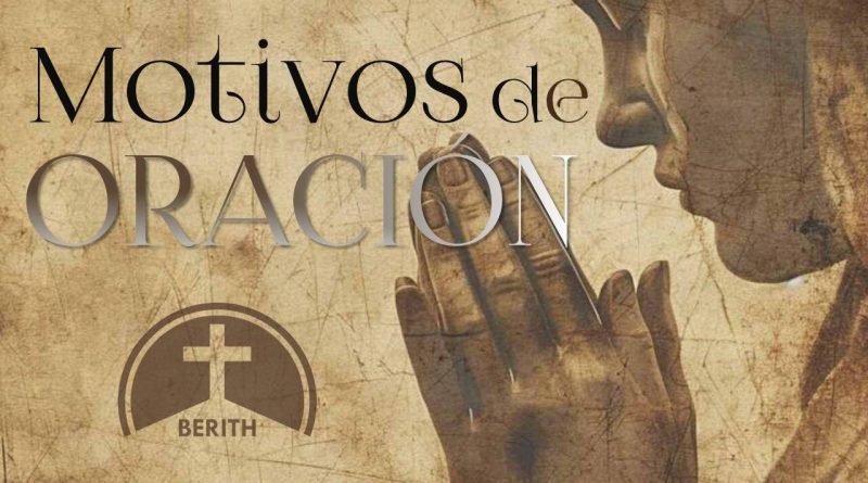 Motivos de oración