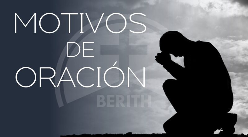 Motivos de oración