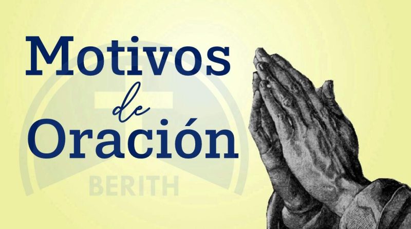 Motivos de oración