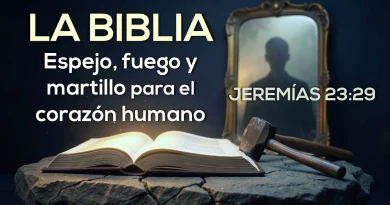LA BIBLIA – ESPEJO, FUEGO Y MARTILLO PARA EL CORAZÓN HUMANO – JEREMÍAS 23:29