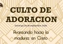 Culto de Adoración – 9:00 h. – Domingo 20 de septiembre de 2026