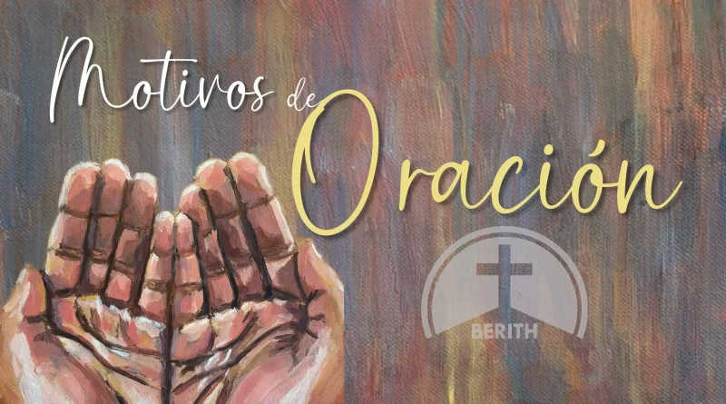 Motivos de oración