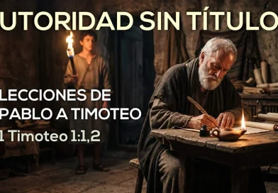 AUTORIDAD SIN TÍTULOS | LECCIONES DE PABLO A TIMOTEO – 1 Timoteo 1:1-2