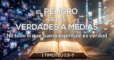 EL PELIGRO DE LAS VERDADES A MEDIAS | LECCIONES DE PABLO A TIMOTEO – 1 Timoteo 1:3-7