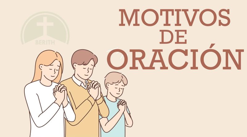 Motivos de oración