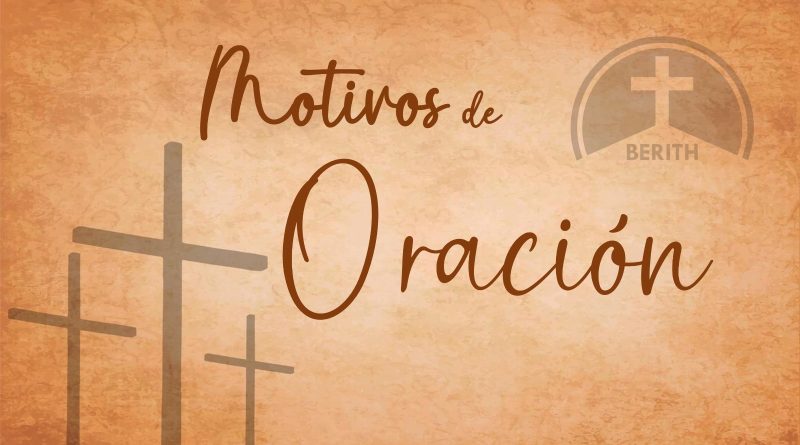 Motivos de oración